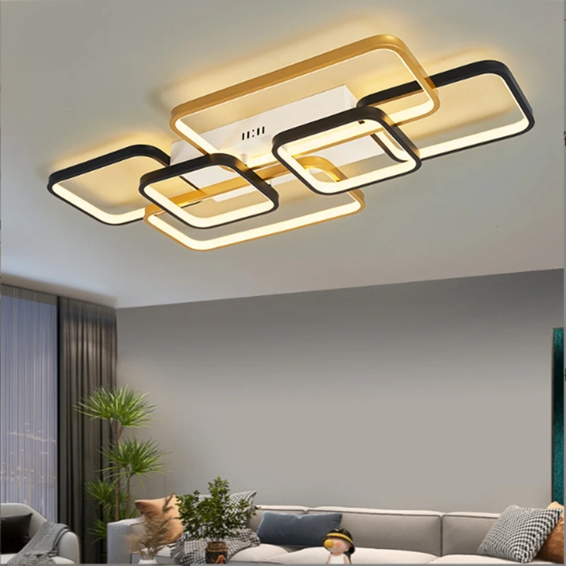 

Modern Ceiling Lamp Living Room Creative Intelligent LED Bedroom Interior Decoration Lamps Personality Dining Study Chandelier