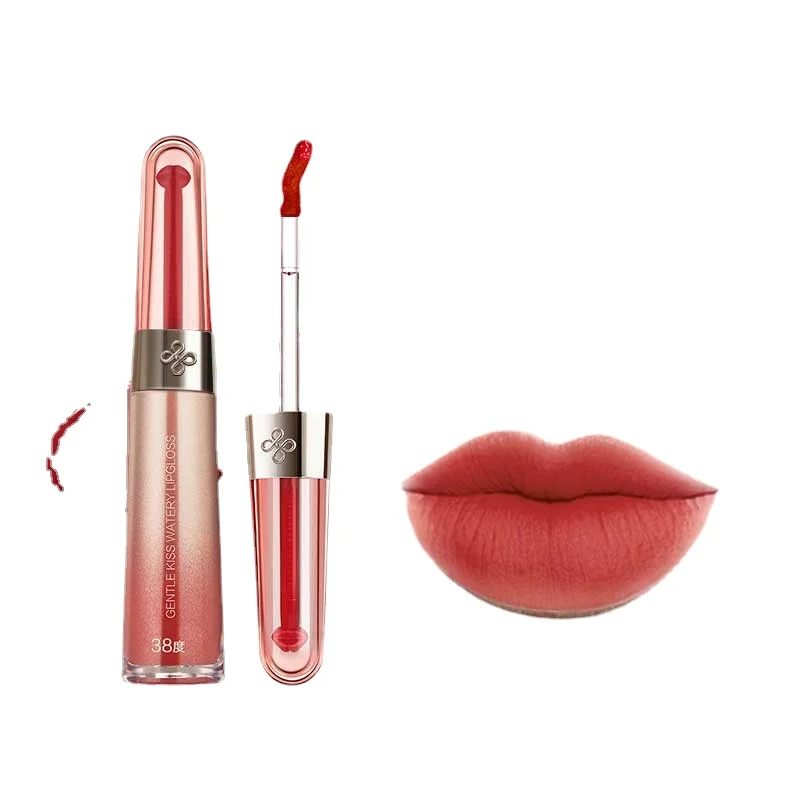 

Love Tipsy Thermometer Lip Lacquer Velvet Matte Lipstick Caramel Pumpkin Moisturizing