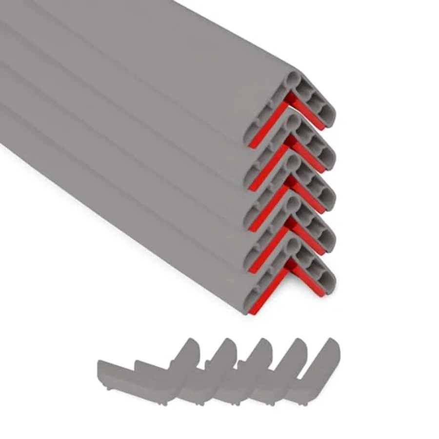 

Wall Corner Guard Edge Protector 1x1x36 inch Baby Proofing Corner Guards Self-Adhesive Furniture Edge Strips for Home and Offic