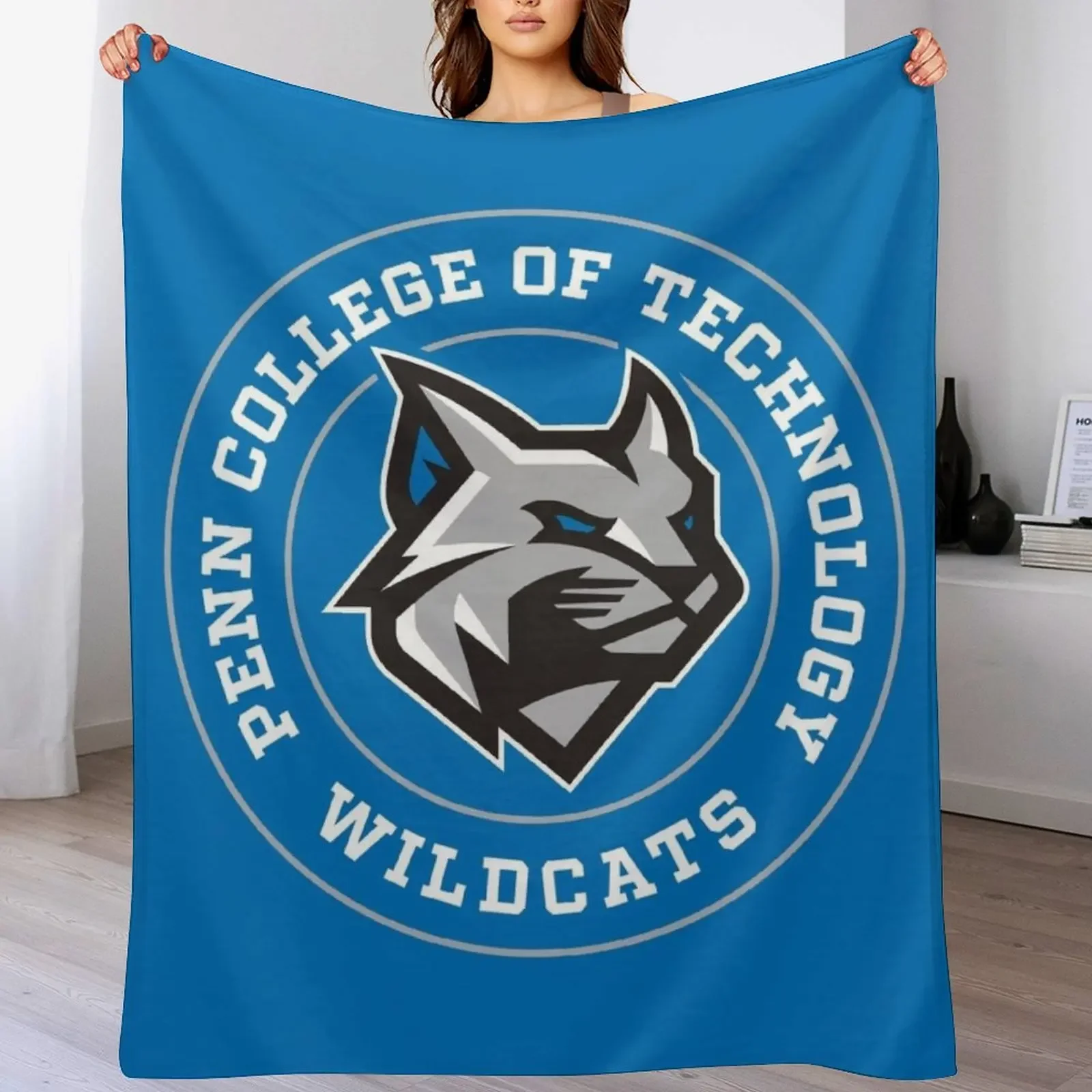 

PC - Circle Throw Blanket Bed Plaid Decorative Sofas Loose Blankets