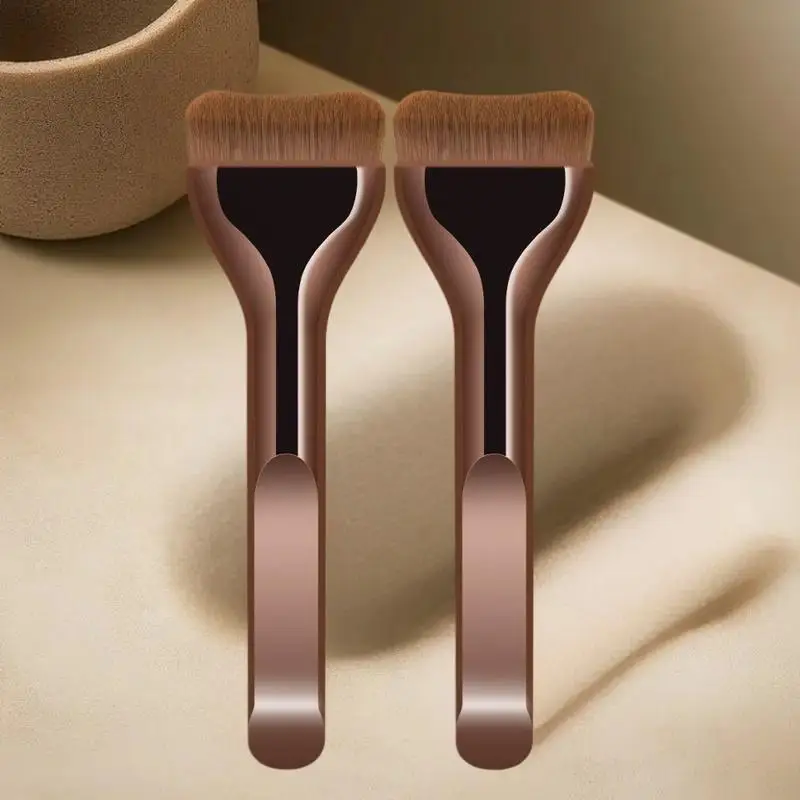 Pędzle do konturowania linii limfatycznych twarzy i ciała, masażer do drenażu limfatycznego, ultracienki pędzel typu szeroki język do suchego masażu twarzy.