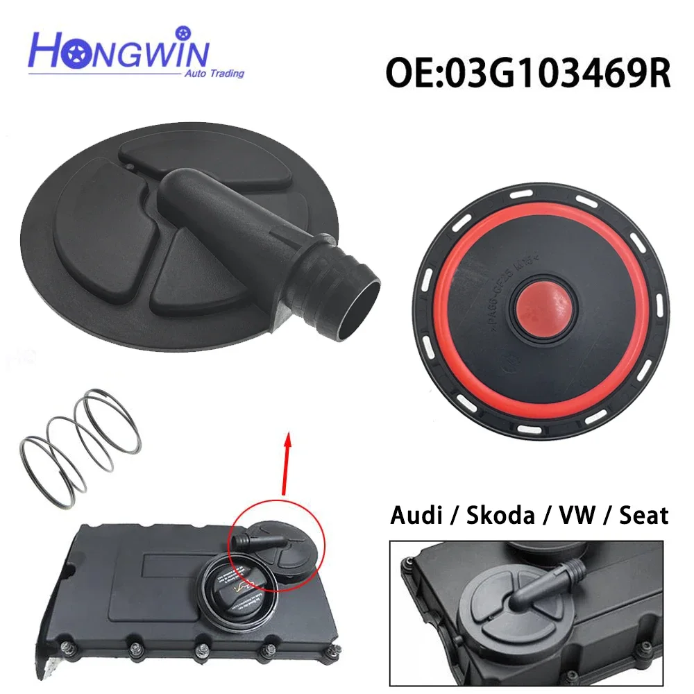 Per VW Golf Jetta Audi A3 Seat Toledo Skoda Octavia Jeep 2.0 TD muslimate, muslimb, muslimv coperchio valvola con membrana