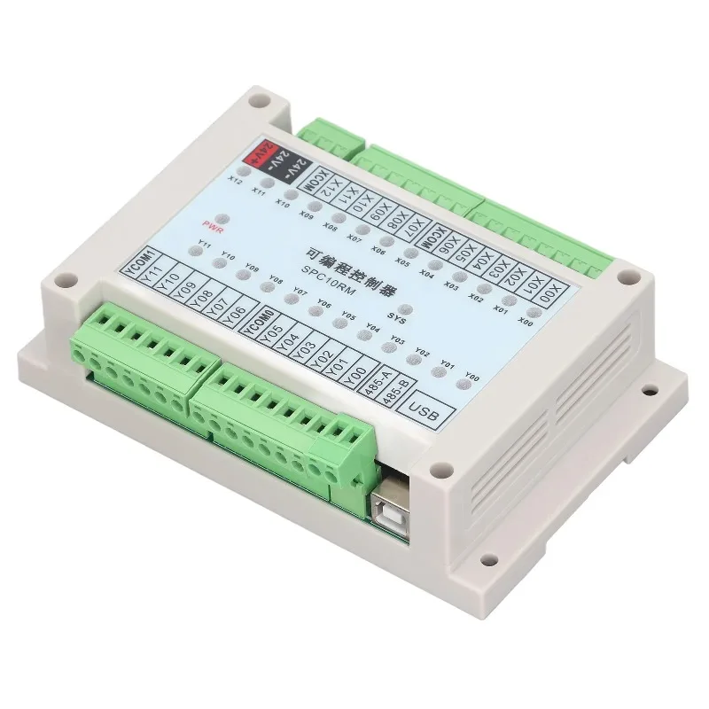 Controller SPC10RM Programmable Controller 13 Input 12 Output Sequential Timing Time Relay Logic Controller 24V DC