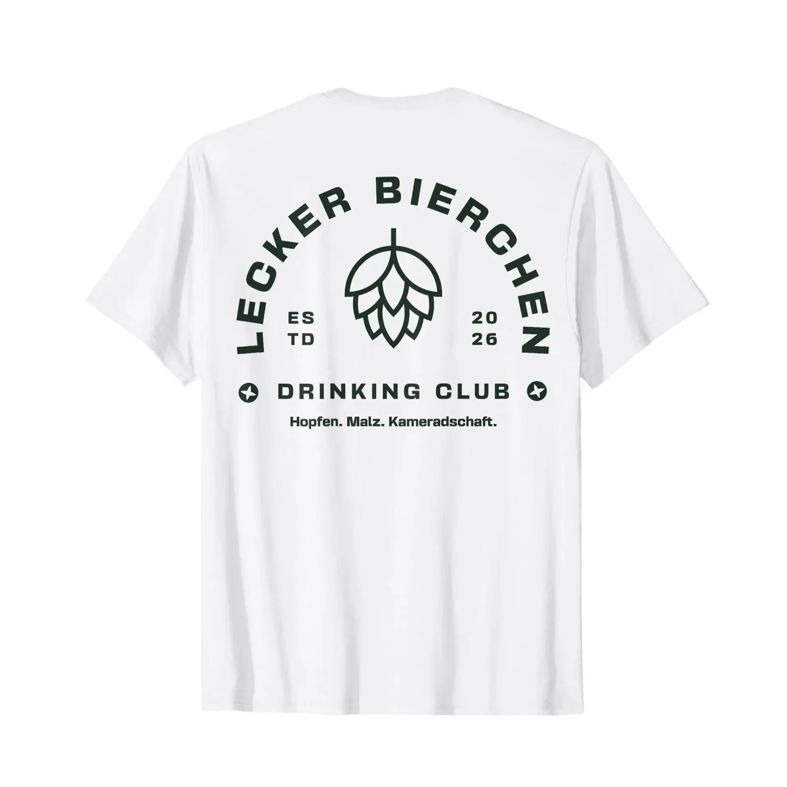 Lecker Bierchen Club Party Bier JGA Urlaub Bierfreunde T Shirt vintage Washed Soft Breathable Stretched Versatile fashion