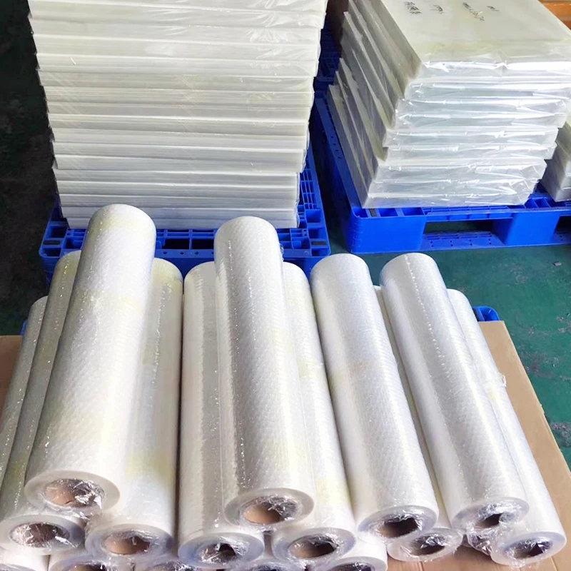 Fcolor 60cm*100m DTF Hot Peel Film Heat Transfer Printing DTF PET Films for Tshirt Printing