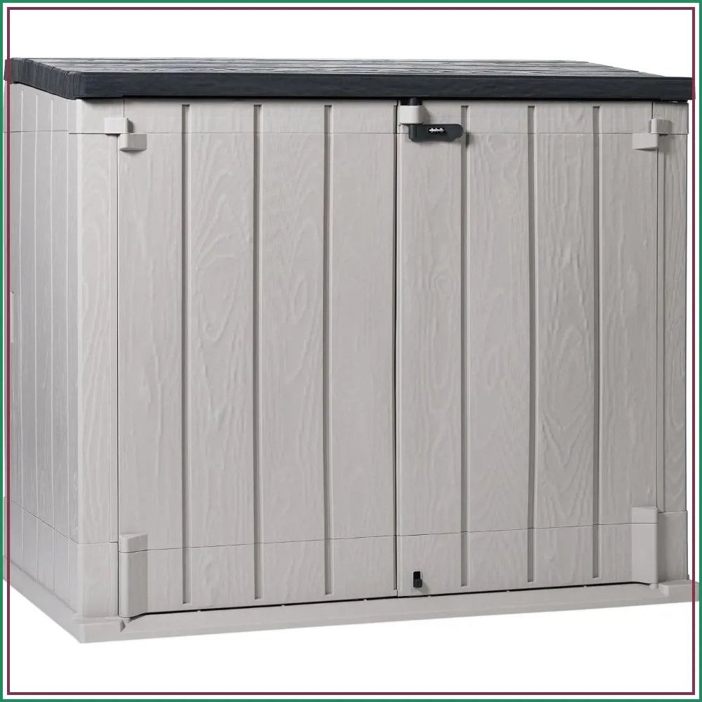 Toomax XL Outdoor Storage Shed 1270L Water Resistant Plastic Garden Tool Organizer