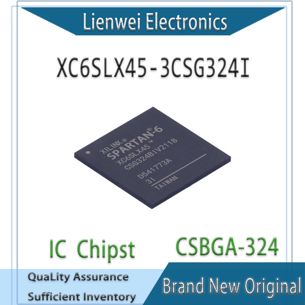 

100% New Original XC6SLX45-3CSG324I XC6SLX45 CSG324 IC Chipset CSBGA-324
