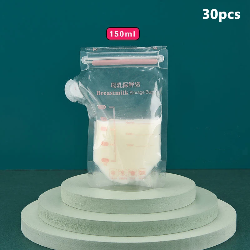 Baby Essentials - Voor de Koelkast & Borstvoeding Bewaarzakjes - 30 stuks - Borstvoeding Bewaarcontainers