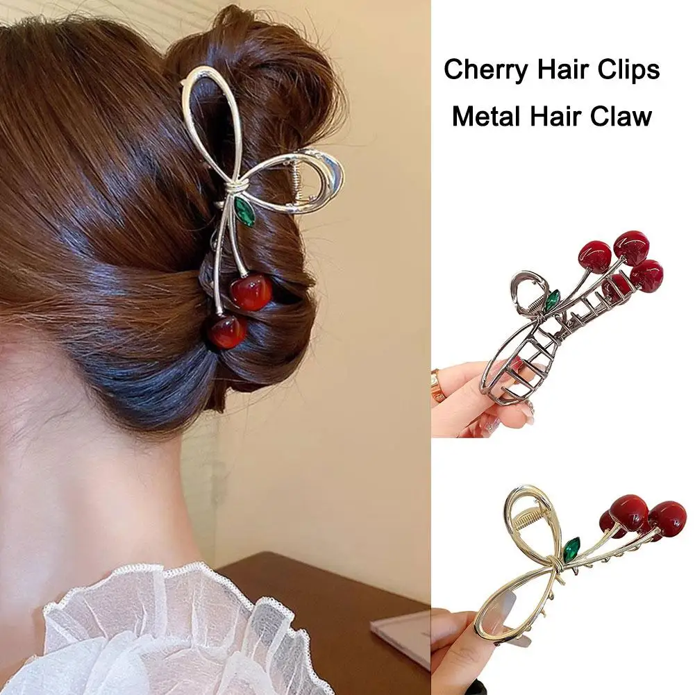 Korean Style Fruit Hair Claw Clips Women Colorful Cute Elegant Summer Hairpins Fashion Headwear Hair Accessories Female