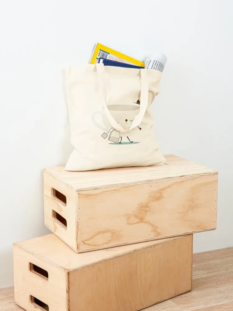 Tea time Tote Bag reusable shopping bags eco bag folding great bag canvas bags