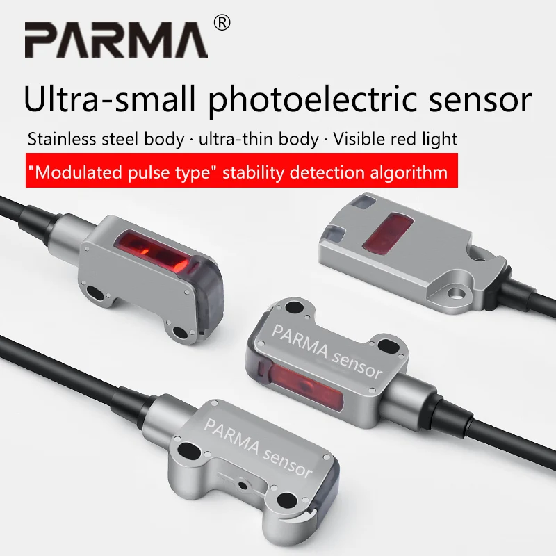 

Ultra-small stainless steel shell, ultra-thin body, photoelectric switch sensor, sensor detection distance 2-50mm