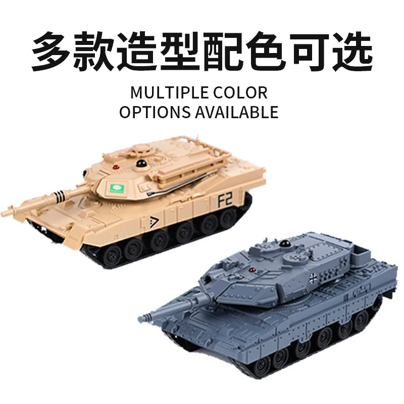 Nuovo 777-584 Mini RC Tank Combat Remote Control serbatoio cingolato modello di carro armato militare simulazione Tiger Tank giocattolo popolare Puzzle Toy Boy