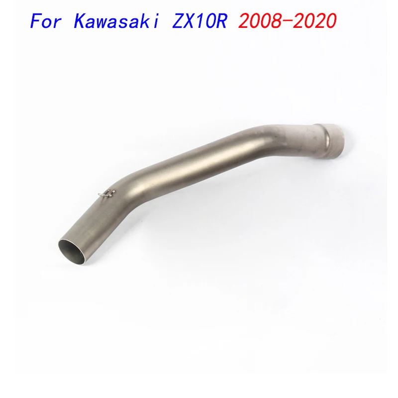 

Slip On Motorcycle Middle Connect Tube Mid Link Pipe Stainless Steel Exhaust System For Kawasaki ZX10R 2008-2020