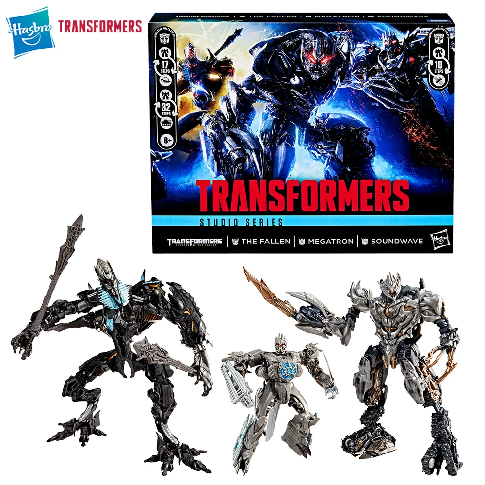 Предварительный заказ Hasbro Transformers Studio Series Месть о падене, упаковка из 3 штук (Soundwave, Megatron и The Fallen) Модель игрушки-фигурки