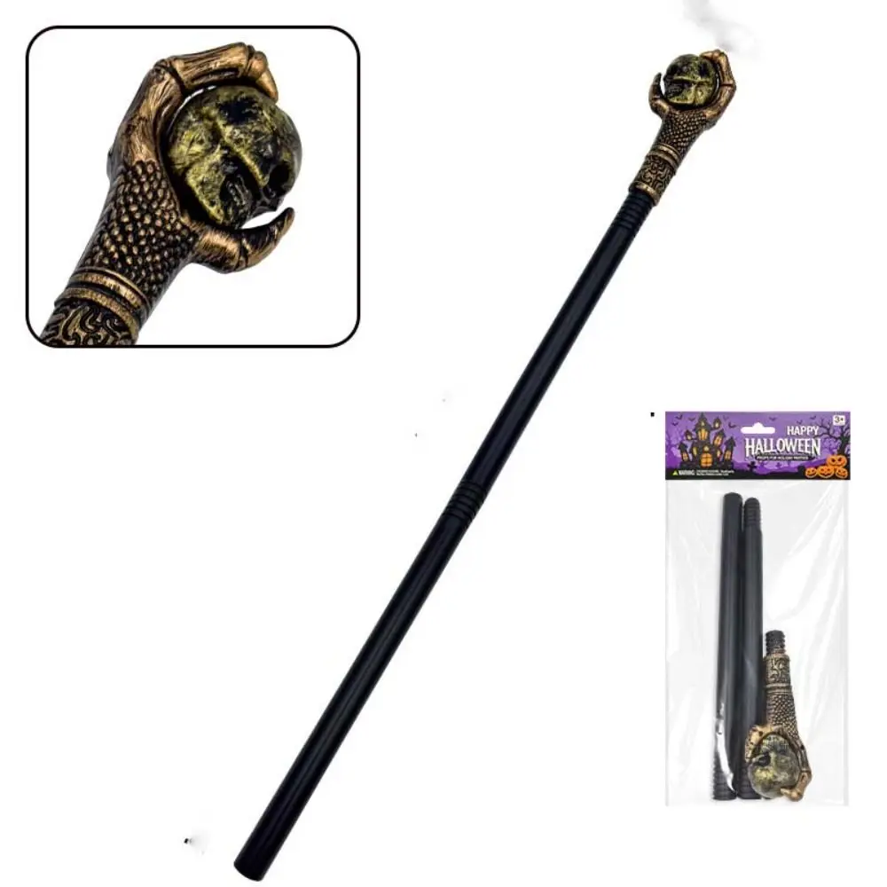 Plastic Pharaoh Claw Scepter Stage Performance Vintage Halloween Scepter Role Play Black Kids Costume Cane Christmas Show