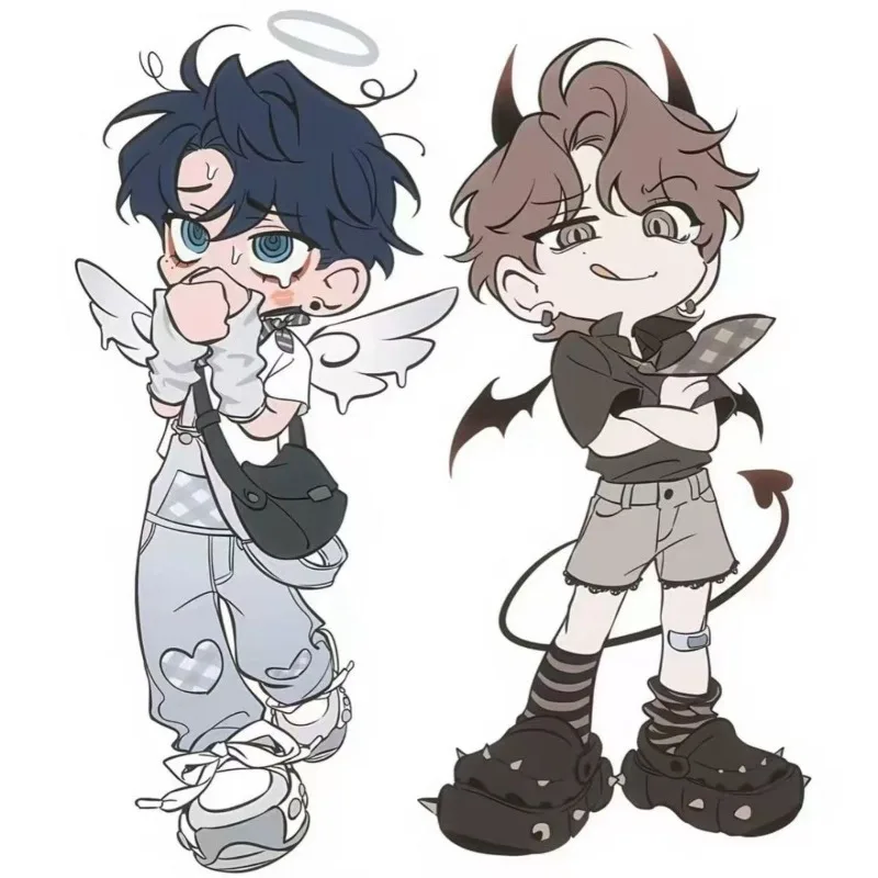 

Sketch Anime Figures Stand Model Plate Lee Joobin Flight Figures Choi Ilkyung Cosplay Toys Kids Friends Gift for Fans Collection