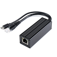 5V PoE Splitter Type-C USB-C Gigabit Power Over Ethernet Module With Metal Case for RPI Raspberry Pi 4 Modele B 4GB 8GB RAM 4B