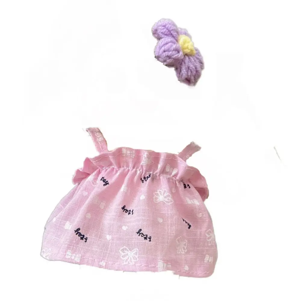 

DIY Clothing Cotton Doll Dress Dress Sweet Skirt 20cm Cotton Doll Clothes Headwear Kawaii Idol Dolls Skirt Children's Gift