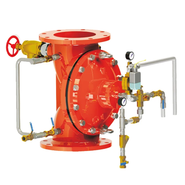 أنابيب مكافحة الحرائق نظام الحماية من الحرائق نظام رش الحريق صمامات حديدية عالية الجودة صمام إنذار ديلوج متين #2