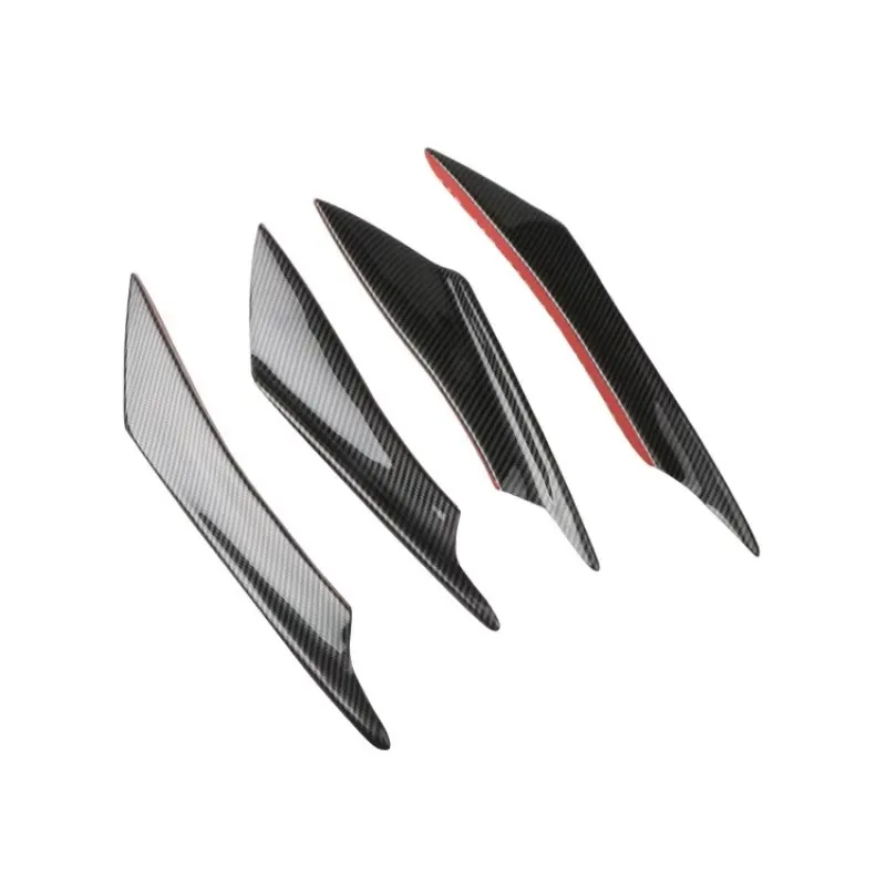 Tat для автомобиля из углеродного волокна, универсальный разветвитель, диффузор, спойлер, воздушный нож, крутой гоночный мотоцикл, фиксированные крылья, декоративная форма