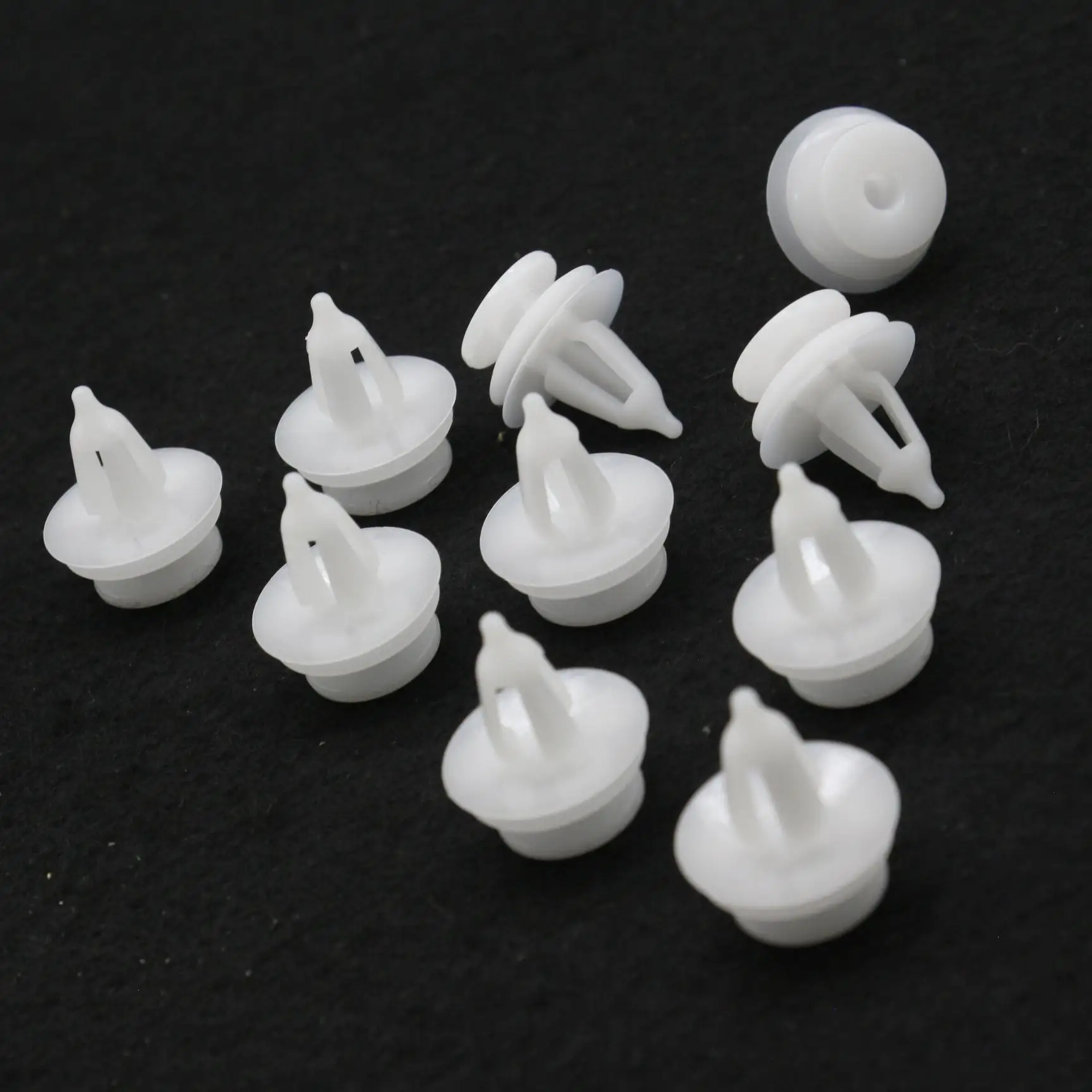 10Pcs Door Trim Panel Retainer Clips White Nylon Fastener For Chrysler 300M Cirrus Dodge Intrepid Jeep 6504014 Interior Push Pin