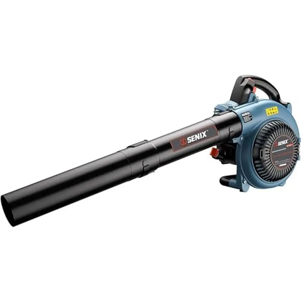 

4QL 26.5cc Handheld Gas Leaf Blower Lightweight Easy Start Dual Grip 410 CFM/125 MPH Low Emission All-Directional Lubrication