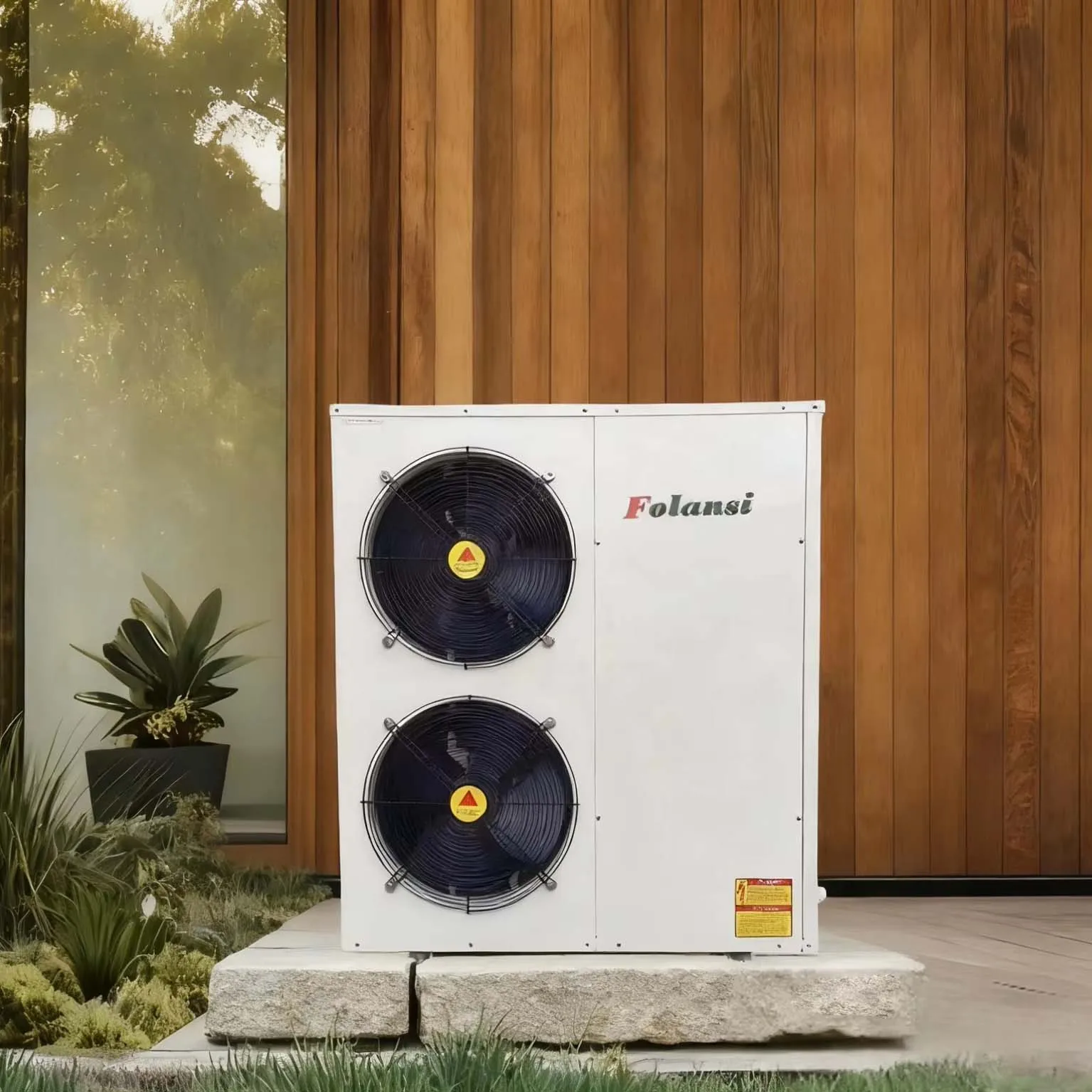 19 кВт R32 Тепловий насос от воздуха до воды Тепловий насос с источником воздуха Тепловидный насос Водонагреватель Моноблочный тип Управление Wi-Fi RS485 Modbus