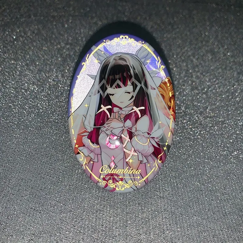 ゲーム原神アルレッキーノ・タルターリア・フリン・コロンビナ・スカーキ・ワンダラー・バラードコスプレブローチバッジラペルピンアクセサリー小道具