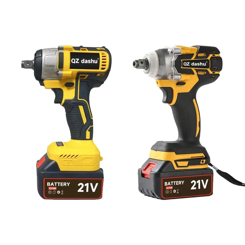 Professional High Power 4Pcs Wrench Angle Grinder Hammer Drill Cordless Electric Screwdriver Power Battery Tools Set Combo Acce