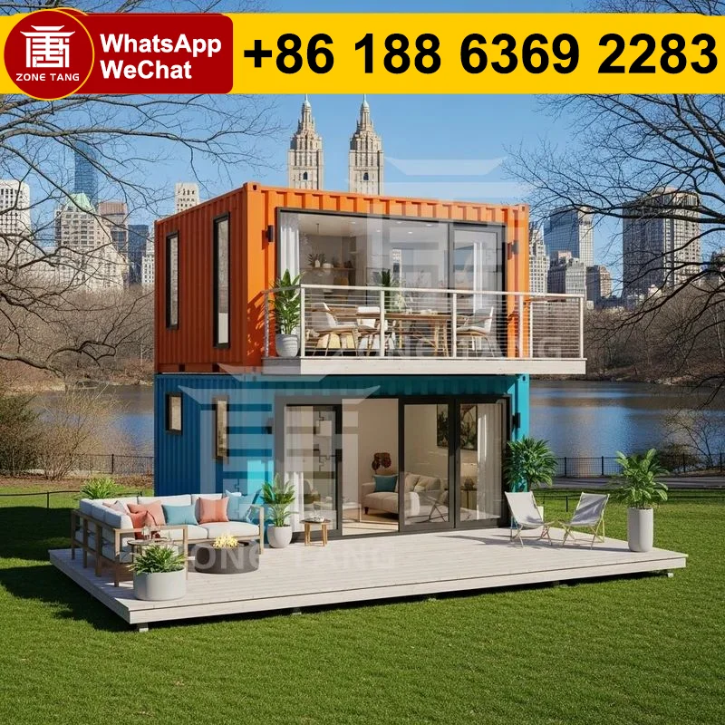

Multi Purpose Quick Deploy Office Waterproof Custom Interiors Pre Fabricated Homes Flat Pack Home Container Buildings Durability