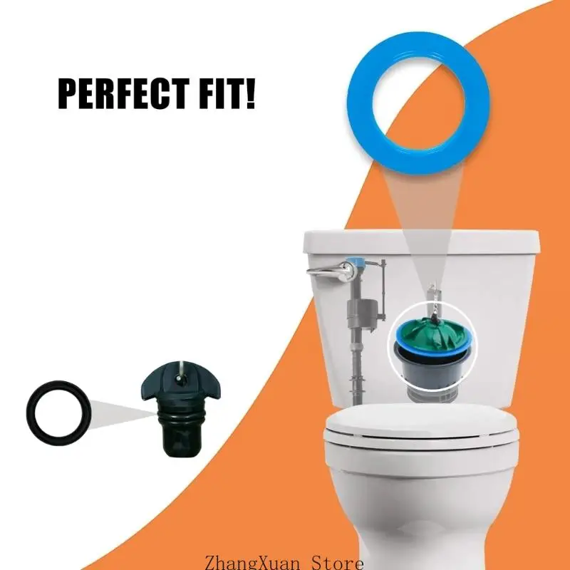 7301111-0070A Ersatzset für Badezimmerdichtungen für die Reparatur von Toilettentanklecks, Silikon-Unterlegscheibenteil mit 4,25 – Detail 10