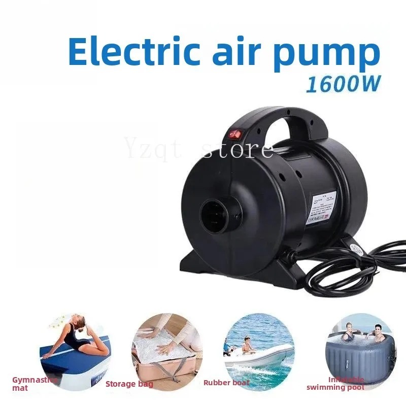 1600W Electric Air Pump Inflator Deflator Outdoor Pump for Inflatable Castle Pool Kayak Yoga Ball Inflatable Boat