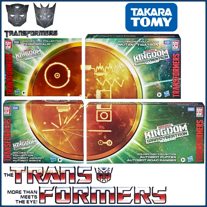 

[In Stock] Takara Tomy Transformer G Series Kingdom Gold Plate Collectible Figures Movable Toys Classic Deformed Kid Car Gifts