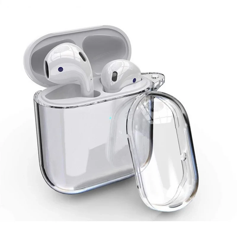 Apple-funda para auriculares Bluetooth de tercera generación, carcasa suave, Material transparente, funda anticaída para Airpods Pro
