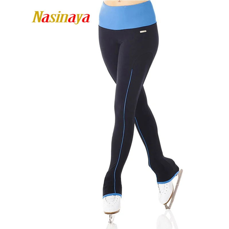 Custom figure skating training pants elegant striped skating training pants outfit