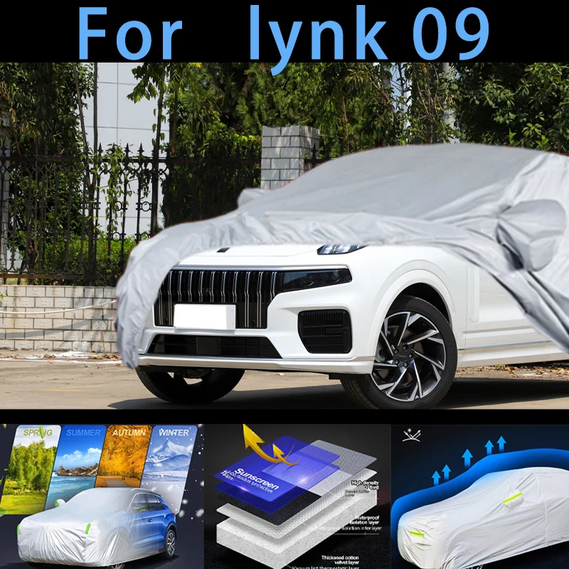 

For lynk 09 Outdoor Protection Full Car Covers Snow Cover Sunshade Waterproof Dustproof Exterior Car cover protection