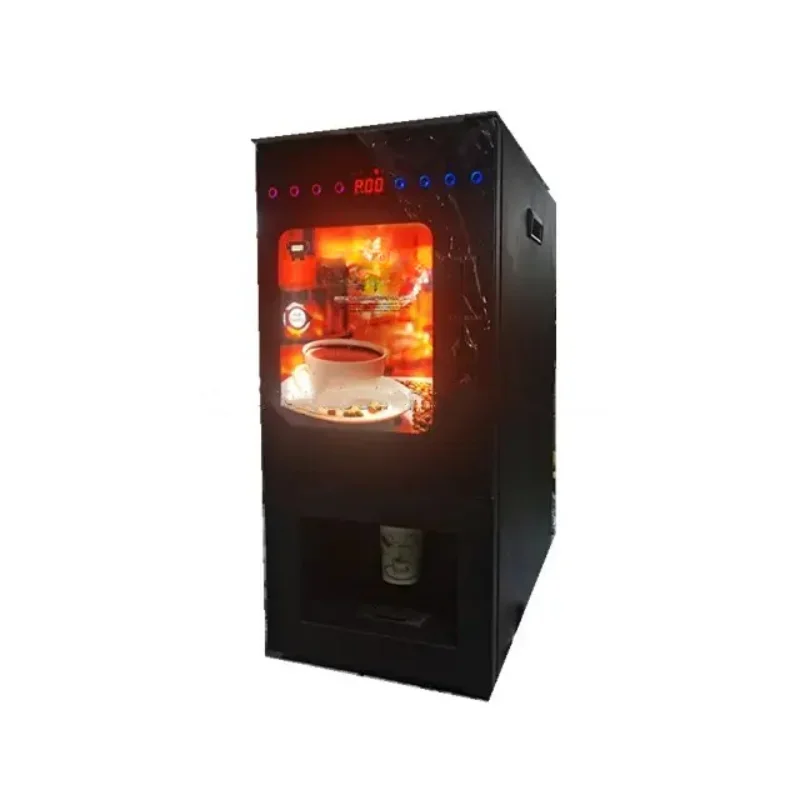 

One-Touch Coin Operated Instant Coffee Vending Machine