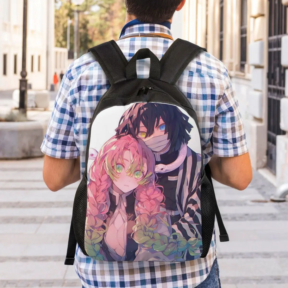 ميتسوري كانروجي وإيغورو أوباناي حقيبة ظهر الطالب حقيبة مدرسية المشي لمسافات طويلة السفر Daypack للبنين بنات موضة حقيبة الكتب حقائب كتف