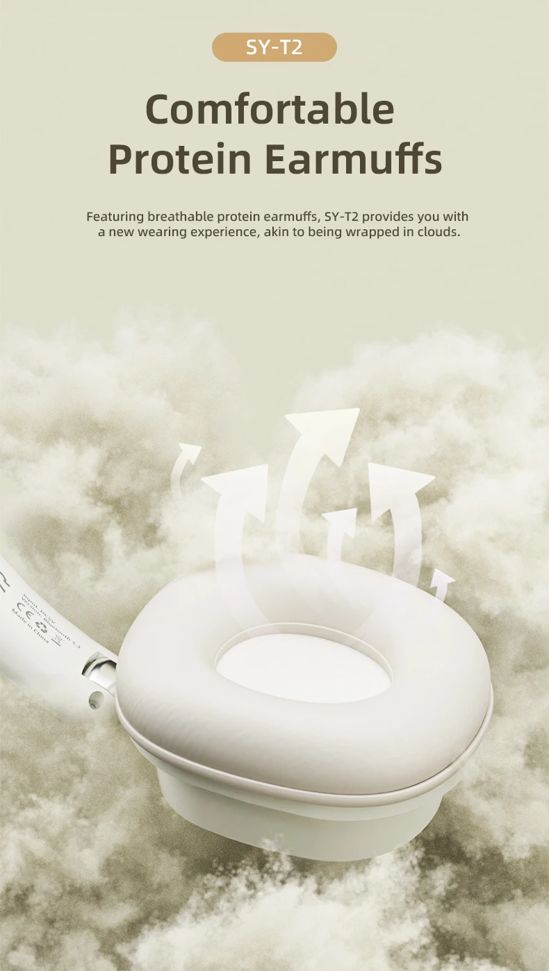 Original Bluetooth Headphone Headset SY-T2 High Quality Noise Reduction Wireless Microphone Wired Earphone Gamers Headphones