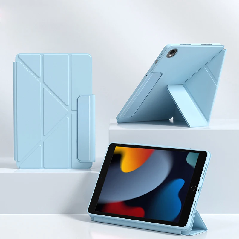 Funda For iPad 9th Generation Case PU Leather Fold Stand Magnetic Cover For Coque iPad 10.2 / iPad 9 8 7 Pro 10.5 Case