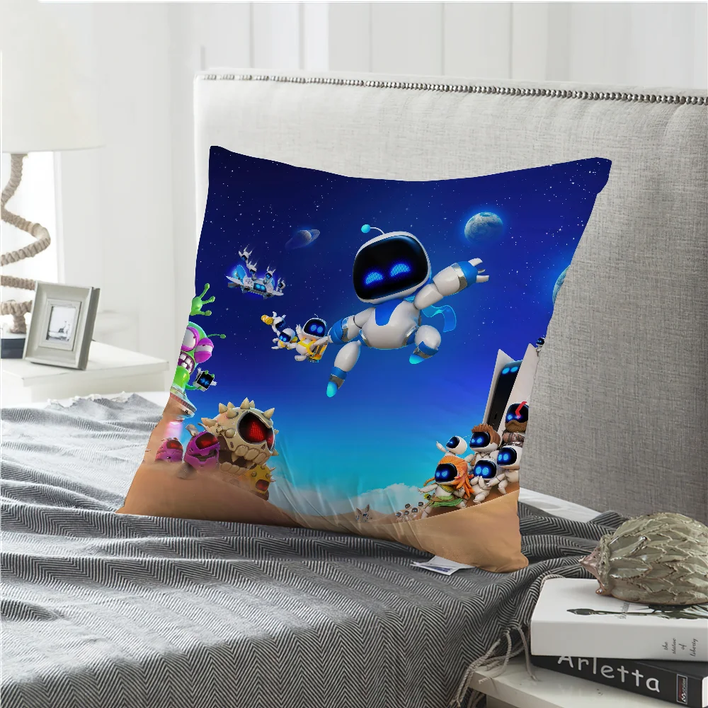 Game Astro Bot Pillow Case Sofa Decorative Home Printing Cushion Cover