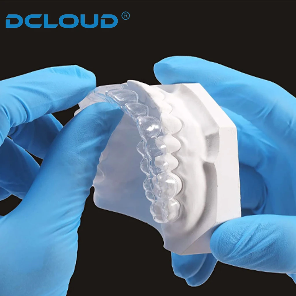 Dental Lab Orthodontic Splint Retainer Slice Vacuum Forming Sheet Hard Soft Film Thermoforming Material Round 0.8/1.0/1.5/2.0mm