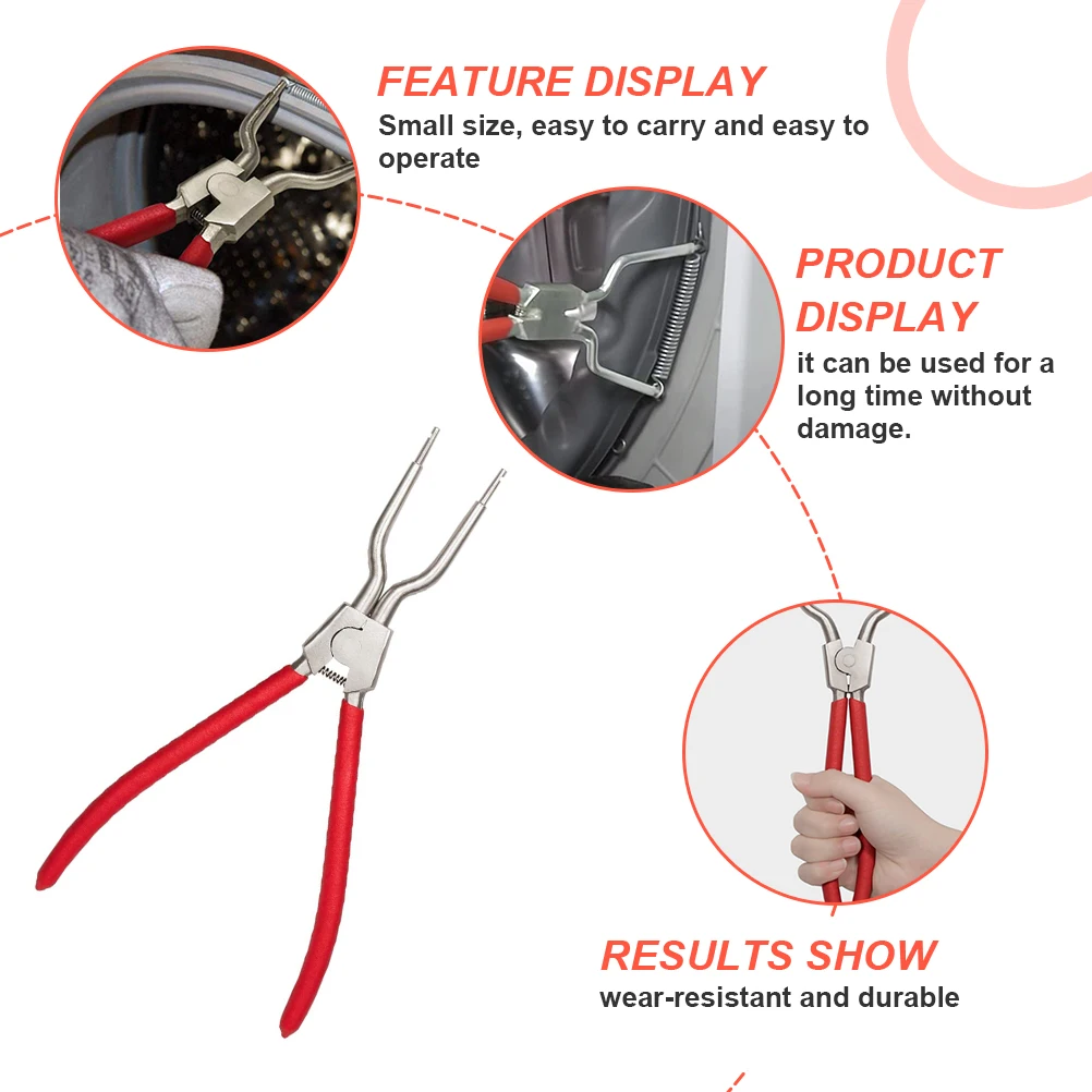 

Washing Machine Removal Tool Galvanized Tub Expansion Pliers Anti-Slip Handle Washer Disassembly Tool Wear Resistant Durable