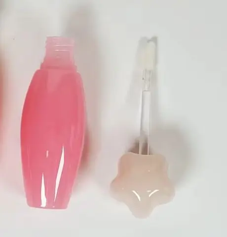 Transparent Lip Gloss Tube Thick Rod Large Brush Head Empty Bottle Lips Glaze Container