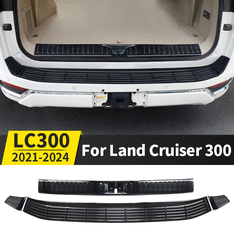 

Для Toyota Land Cruiser 300 Lc300 2022 2021 порог аксессуары Защитная панель задняя дверь из нержавеющей стали обновленный Корпус Комплект ZX GR