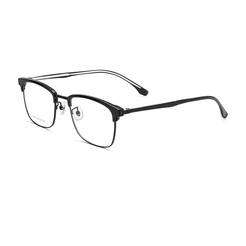 FIRADA Fashion Ultra Light Glasses Retro Comfortable Square Eyewear Plus Size Prescription Eyeglasses Frame For Men Women 71003K