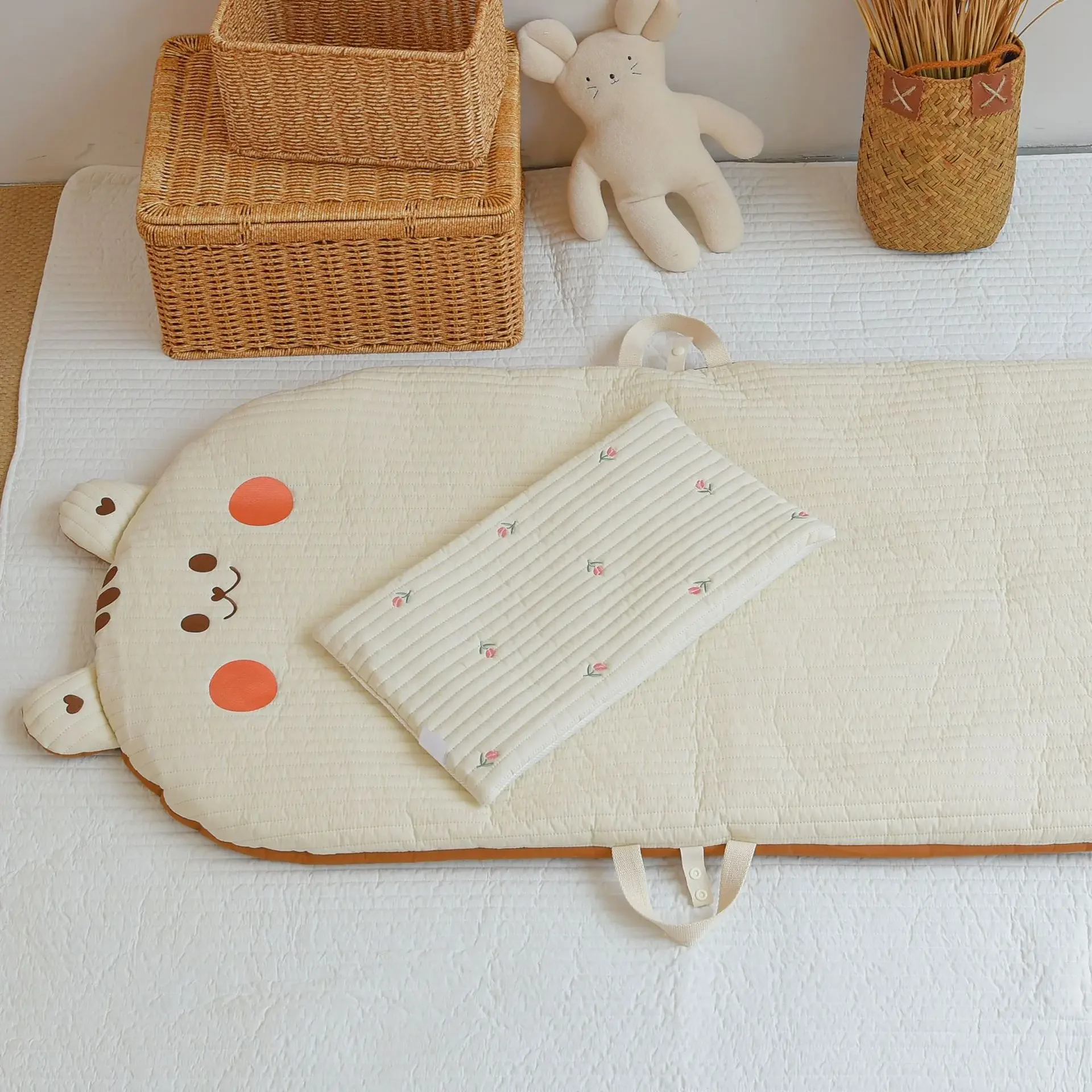 Hot Selling Baby Sleeping Cotton Mat Portable Baby Crib Bed Folding Mattress Babies Accessories Bedding Crawling Blanket