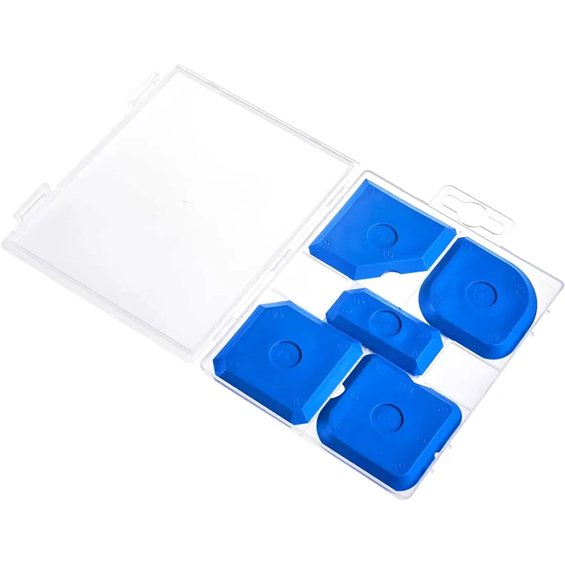 Junta mais suave com caixa 5 pçs ferramentas de calafetagem aplicador selante rodo de silicone juntas raspador para pia da cozinha do banheiro conjunta
