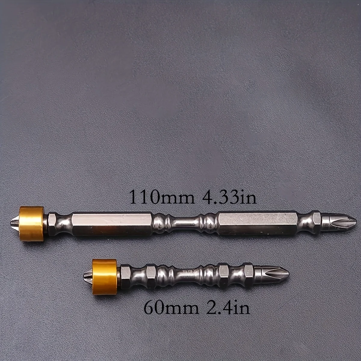 PH2 Härtegrad 65/110mm Schraubendreher-Bit Doppelkreuz-Kopf Sechskantgriff Elektrischer Schraubendreher mit Magnetring Schraubendreher-Set – Detail 4