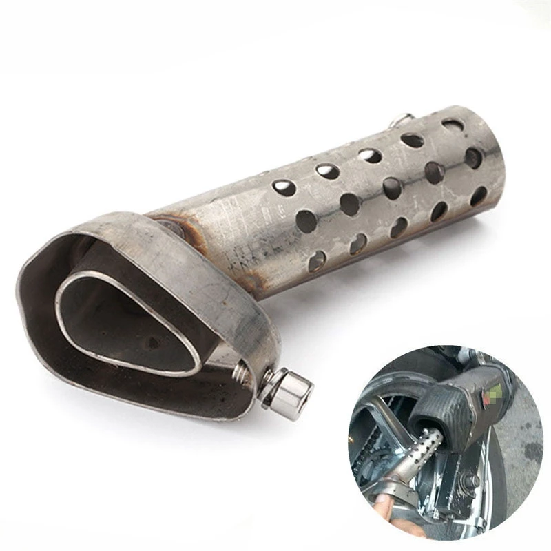 Motorcycle Hexagonal Exhaust Muffler Adjustable Pipe DB Baffle Adjustable Muffler Tail Pipe